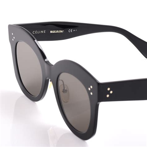 celine chris sunglasses black|oversized Celine sunglasses.